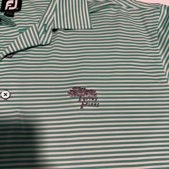 FootJoy XL striped Torrey Pines Polo - Picture 2 of 8